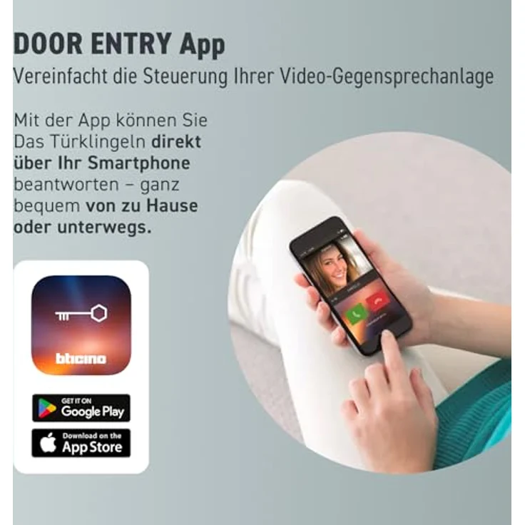 Legrand, Classe 300 X13E Video-Innenstelle mit 7-Touchscreen, 4 sensitiven Tasten und Smartphone Anbindung zur Erweiterung des Sets 363911, 344642 – Bild 4