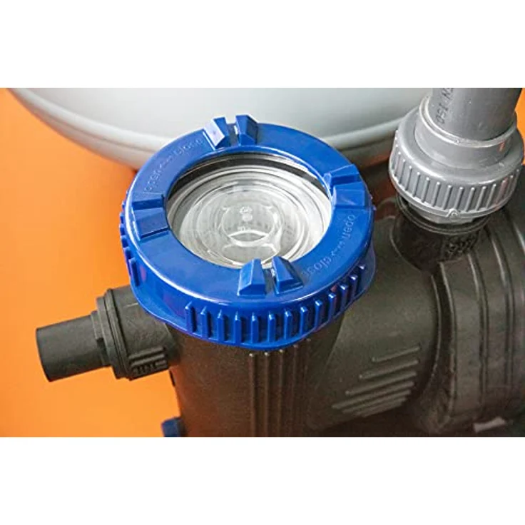 Steinbach WP 8000, Filterpumpe für Filteranlage "Compact 8", 12.000 l/h, für Pools bis 45.000 l Wasserinhalt, Kunststoff, bis 35 °C – Bild 2