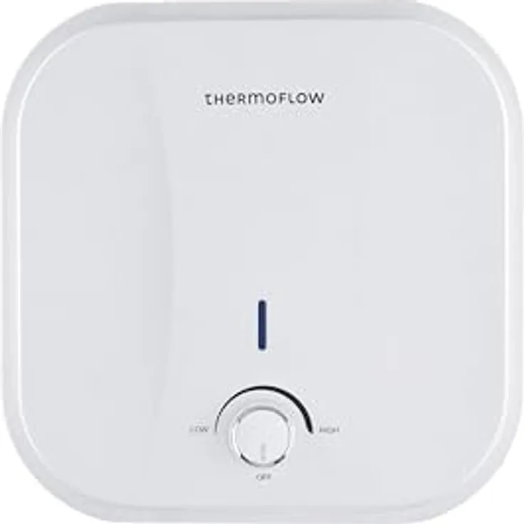 Thermoflow Warmwasserspeicher DS 10U, 10 L Untertischgerät, druckfest, steckerfertig, energieeffizient, platzsparend
