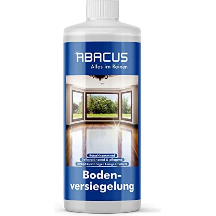 PLATINUM 1000 ml (2310) - Bodenversiegelung Fussbodenversiegelung Laminatversiegelung Fliesenversiegelung Natursteinversiegelung Granitversiegelung PVC-Versiegelung mit Antirutsch-Funktion - ABACUS