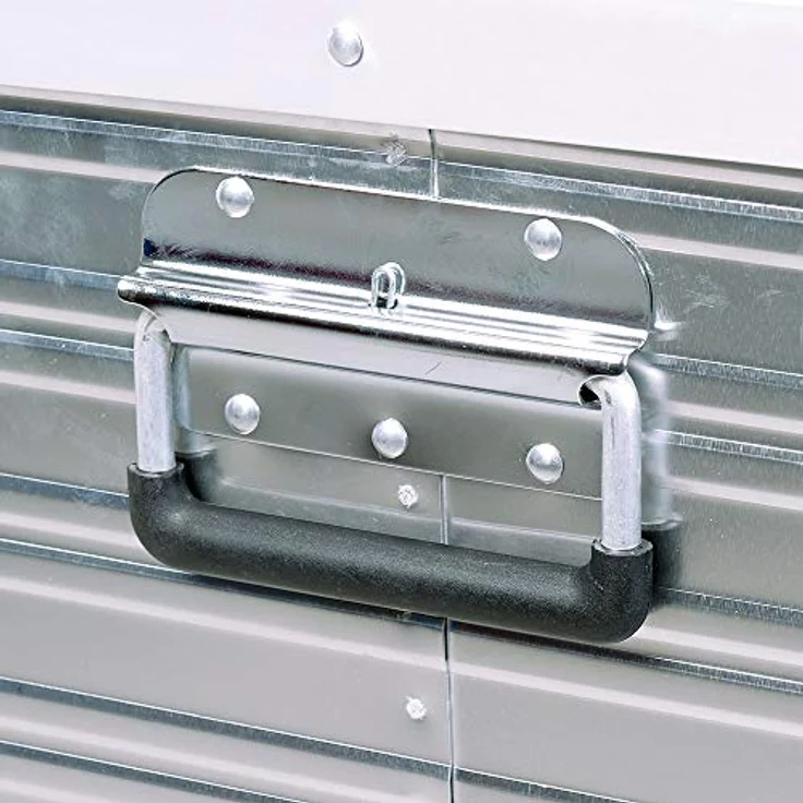 BRB 141 Liter Alubox, staub- und spritzwasserdicht, LxBxH 765x585x385 mm, robuster Werkzeugkoffer mit Moosgummi-Dichtung – Bild 4