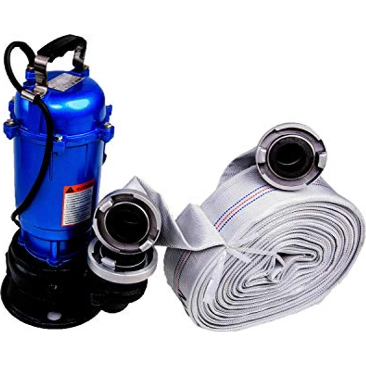 IBO Magnum 2900, Schmutzwasser-Tauchpumpe mit Schwimmerschalter für Kläranlagen & Abwassertanks, 230V, Automatikbetrieb, Set mit 20m Schlauch – Bild 2