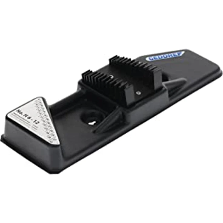 Gedore Werkzeugwand, H 6-12 L Plastikhalter für 12 Doppelringschlüssel No. 6, geeignet für Lochplatten mit quadratischen Löchern 10 x 38 mm – Bild 2