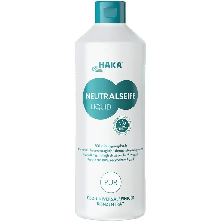 HAKA Neutralseife Liquid Pur 1 l Allzweckreiniger, umweltfreundlich und ph-neutral – Bild 1