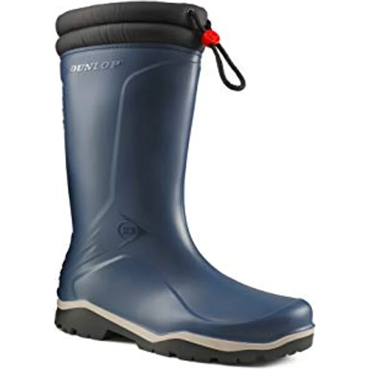 Dunlop Kids Blizzard, Kinderstiefel mit Kälte-Isolierung bis -15°C, aus PVC, blue/grey, Gr. 25 – Bild 3