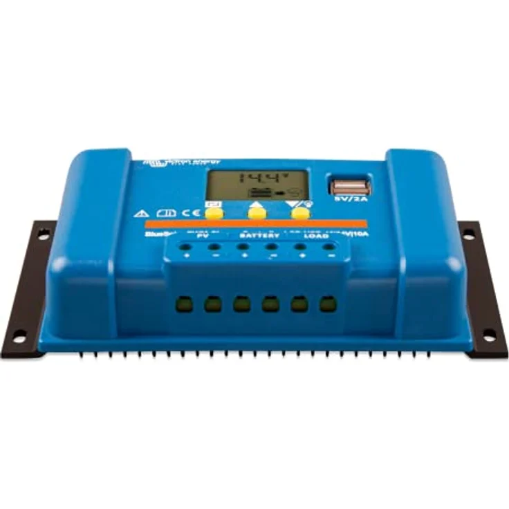Victron Energy Blue-Solar PWM-LCD & USB, Solar-Laderegler mit LCD-Display, programmierbarem Ladealgorithmus und 2 x 5V USB-Ausgänge – Bild 4