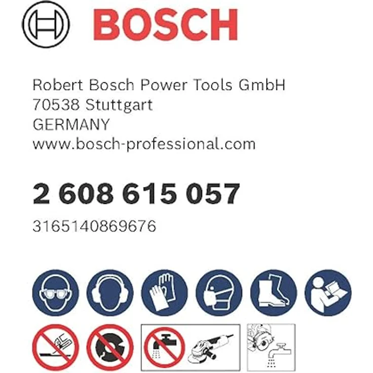 Bosch Professional Diamanttrennscheibe Standard für Universal (Beton und Mauerwerk, 115 x 22,23 mm, Zubehör Winkelschleifer) – Bild 9