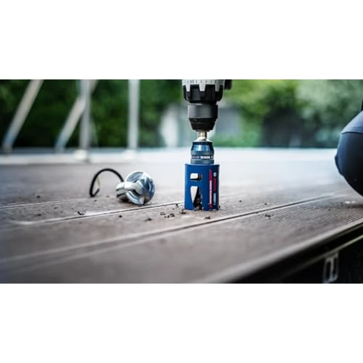 Bosch 15x EXPERT Construction Material PC Plus Universal Lochsäge-Set, für Weichholz und Grobspanplatte, Ø 20-76 mm, hohe Lebensdauer dank Bosch Carbide Technology – Bild 5