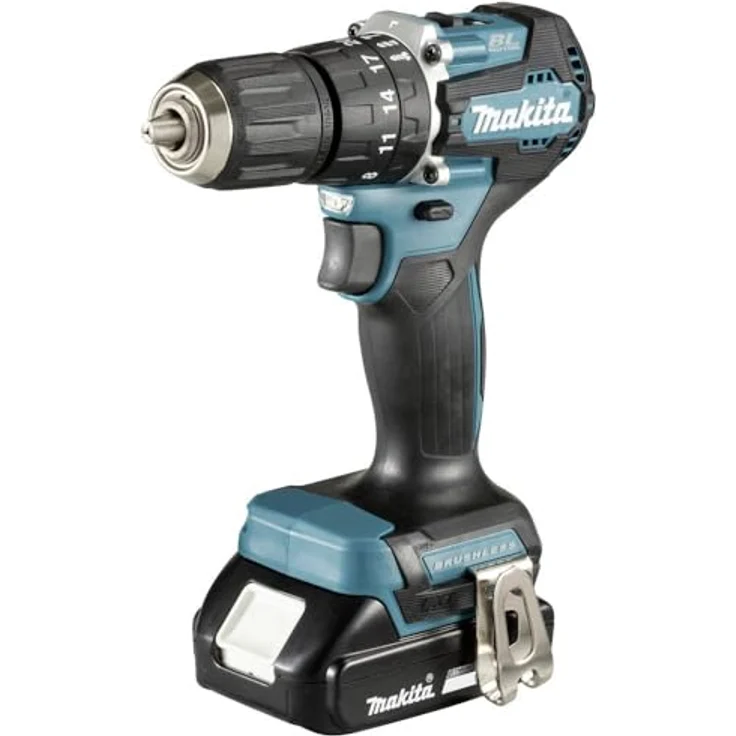Makita DHP487RAJ Akku-Schlagbohrschrauber 18 V - 2,0 Ah,2 Akkus Ladegerät im Makpac – Bild 2