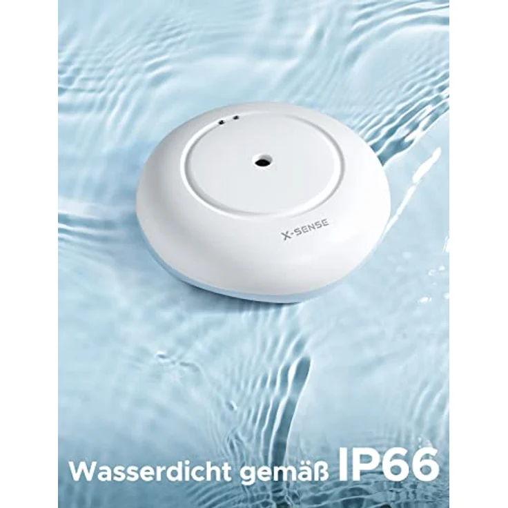 X-Sense SWS55, Smart Wassermelder mit WLAN, 110 dB Alarm und 500 m Reichweite, kompakt und wasserdicht IP66 – Bild 5