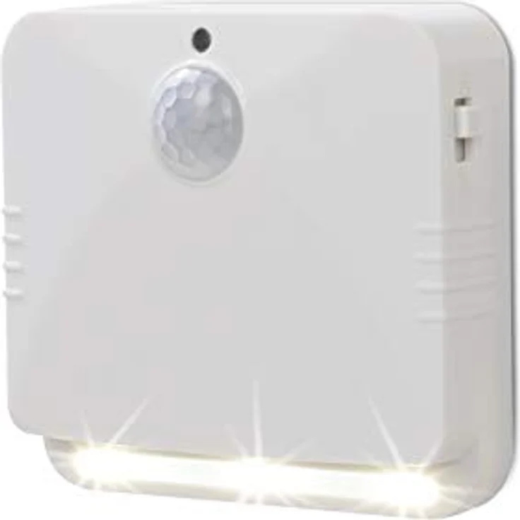 EASYmaxx 2 Wandleuchten mit Bewegungsmelder mit automatischem EIN- und Ausschalten | je 3 LEDs | Aufkleben oder Anbohren | 3 m Erfassungsradius [weiß] – Bild 5