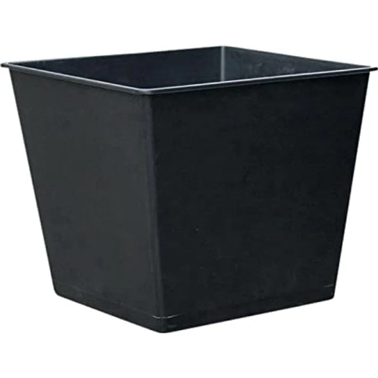 Dehner Universal-Pflanztopf, ca. 26 x 26 x 30 cm, Kunststoff, schwarz