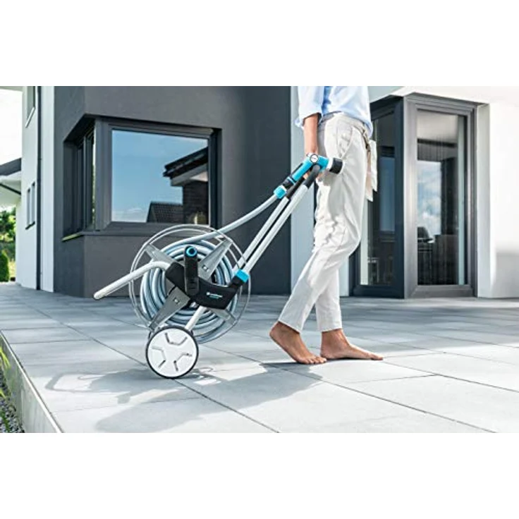 Cellfast Satz Metallschlauchwagen EXPLORER aus hochwertigem Stahl und Aluminium mit komfortabler Schlauchführung 1-2, 50m, 55-060 – Bild 6