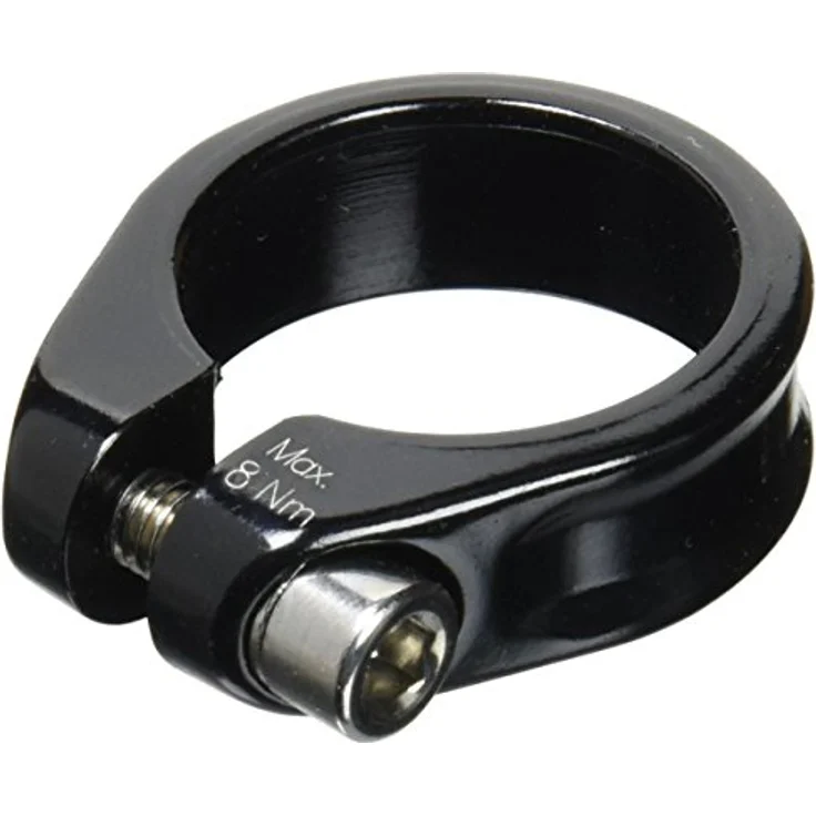 XLC Sattelstütz-Klemmring PC-B01 Ø 31,8mm,schwarz,Alu,mit Innensechskant – Bild 1