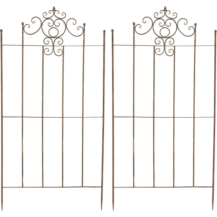CLP Rankhilfe Paula, 2 St., 2er Set, aus Eisen, rustikaler Landhausstil, verschiedene Farben – Bild 1