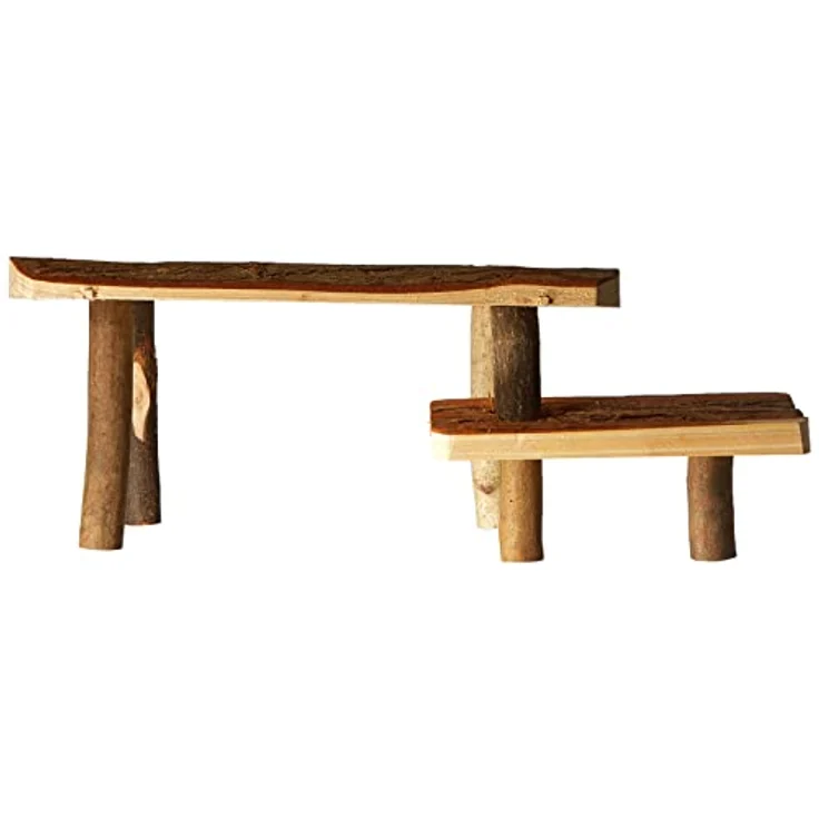 Trixie 62262 Natural Living Unterstand und Liegeplatz m. Treppe, 37 × 17 × 28 cm – Bild 2