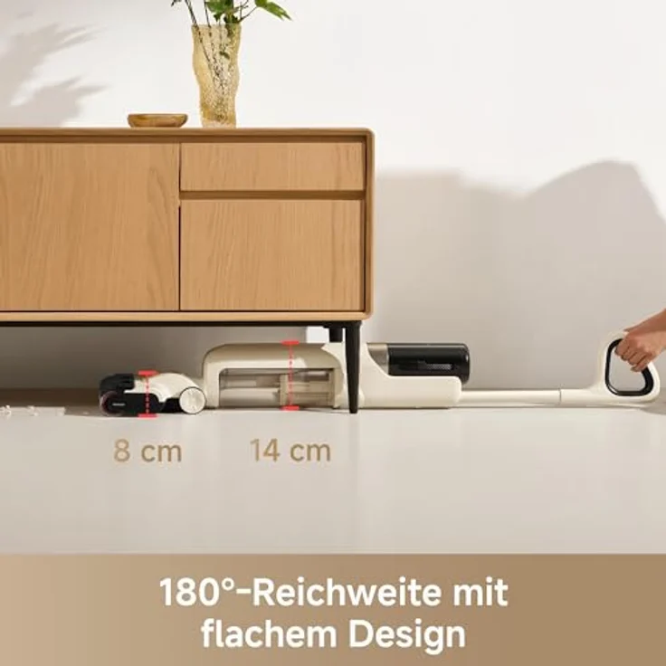 Mova K30 Mix Nass- und Trockensauger, 18.000 Pa Saugkraft, flaches Design, Heißlufttrocknung – Bild 3