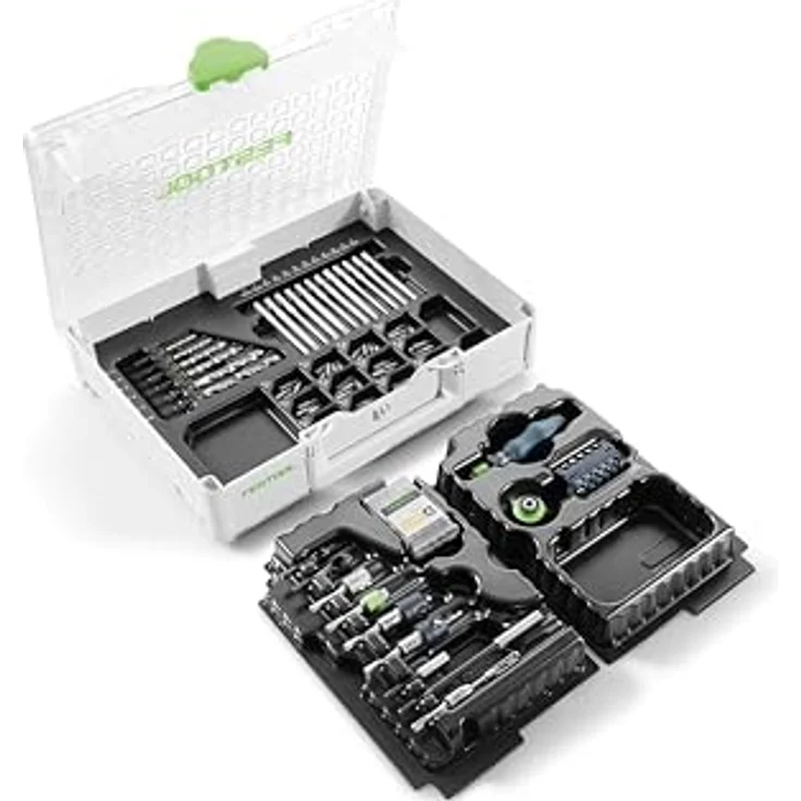 Festool SYS3 M 89 ORG CE-SORT, Montageset mit 104-teiligem CENTROTEC Zubehör für Akku-Bohrschrauber – Bild 2