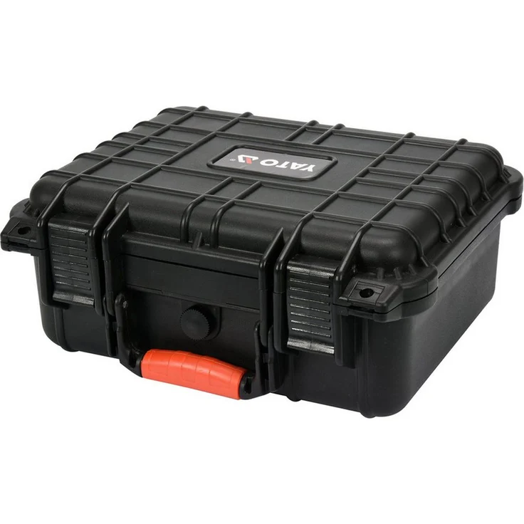 Yato Werkzeugkoffer Koffer Black YT-08902, 345x295x152 mm, robuster Outdoor-Koffer mit Druckausgleichsventil und individuell anpassbarem Schaumstoffinlay