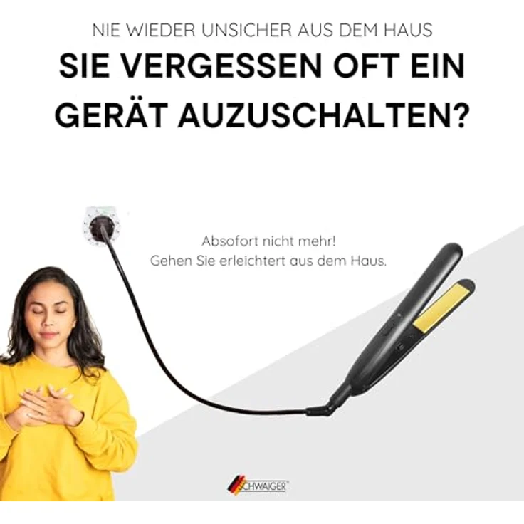Schwaiger Zeitschaltuhr Zwischensteckdose mit Zeitschaltuhr, weiß, Countdown Timer, Steckdose mit 12 Zeiteinstellungen, analog – Bild 5