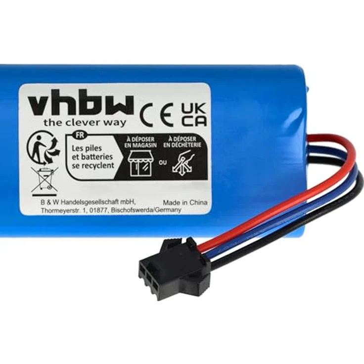vhbw Akku kompatibel mit Proscenic M8 Pro, U6, M7 Max, Ultenic T10, M7 Pro, M6, M7 LDS, 2600 mAh, 14,4 V, Li-Ion, hochwertiger Wechsel-Akku für Saugroboter – Bild 7