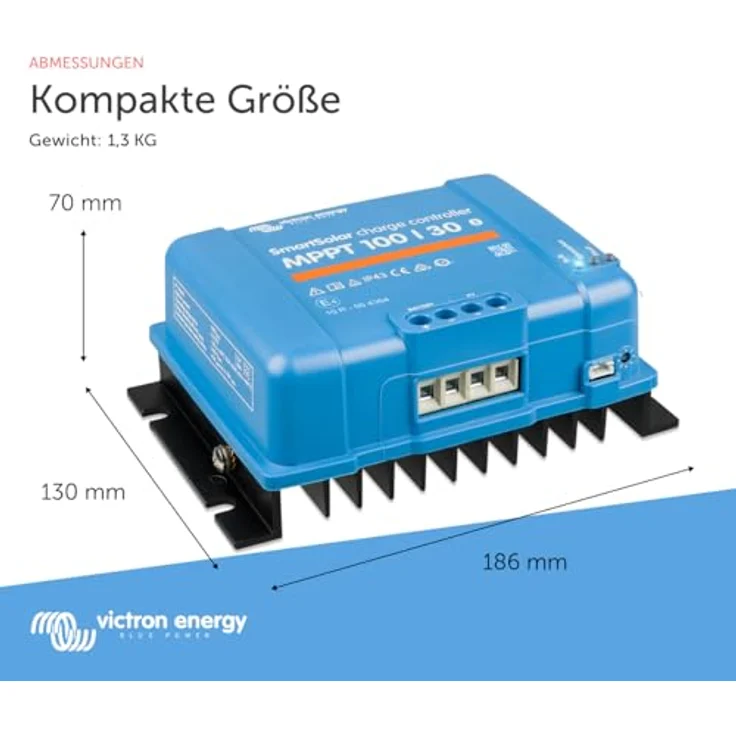 Victron Energy SmartSolar MPPT 100V 30 Amp 12/24-Volt Solar Laderegler (Bluetooth) - Effizienter Solarladeregler mit MPPT-Technologie – Bild 4