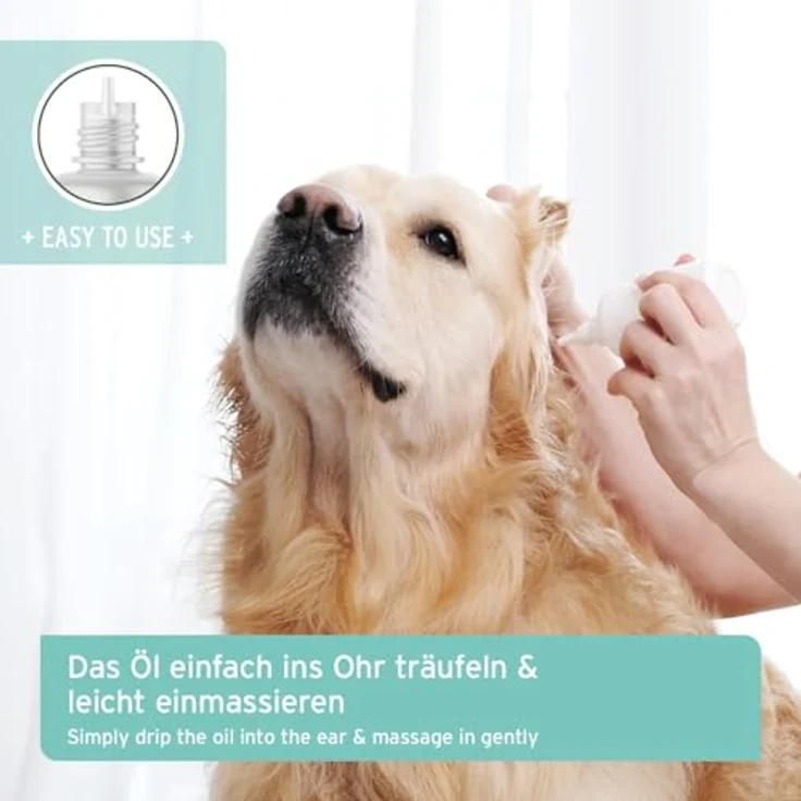 AniForte Ohrmilbenöl für Hunde, Katzen & Nagetiere 50ml – Effektive Ohrentropfen bei Juckreiz & Milben – Bild 3