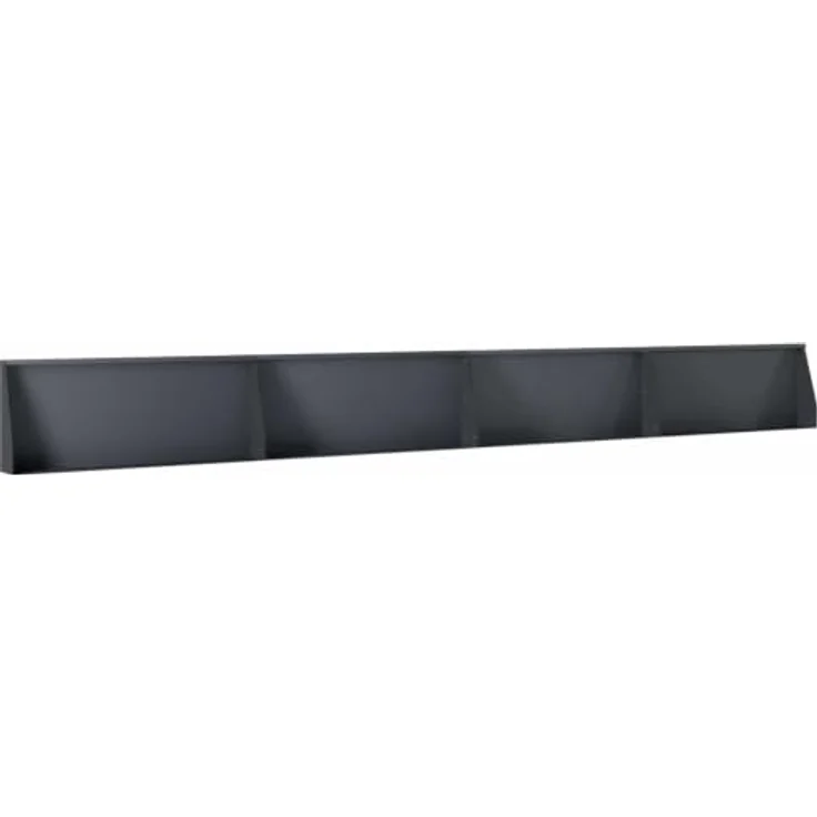 vidaXL Beetumrandung Stützmauer, 4er Set, modulares Design aus wetterfestem Stahl, 100 x 12 x 40 cm, anthrazit – Bild 5