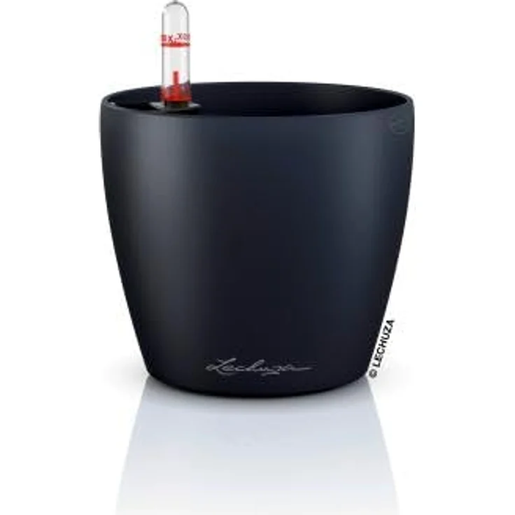 Lechuza® Classico Color 12, Pflanzkübel mit Bewässerungssystem, schiefergrau, 0,9 l Pflanzvolumen – Bild 1