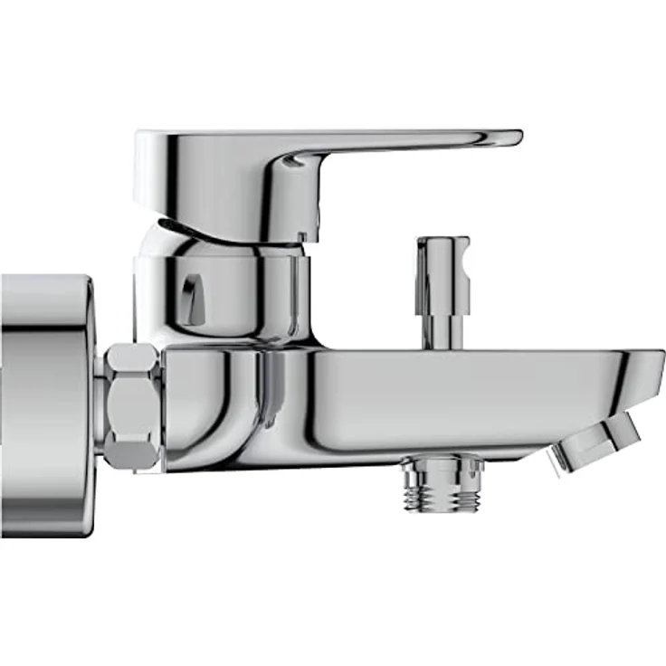 Ideal Standard Cerafine O Badearmatur, Aufputz Chrom mit FirmaFlow Kartusche, Eco-Einstellung und Heißwassertemperaturbegrenzer – Bild 2