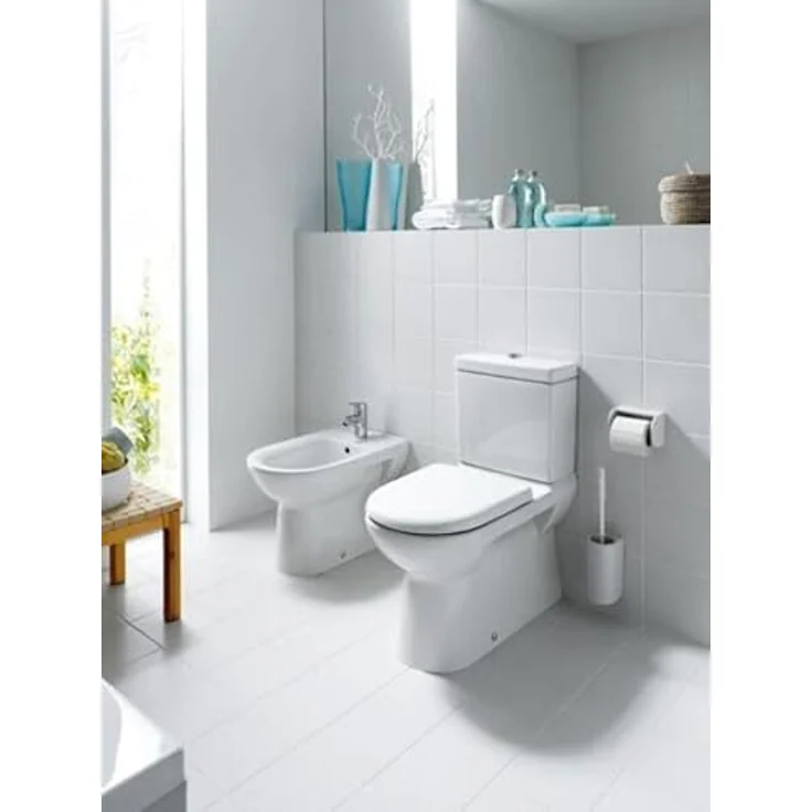 Laufen, Toilette + Bidet, Stand-WC-Kombination PRO Flachspüler, 6 l weiß – Bild 3