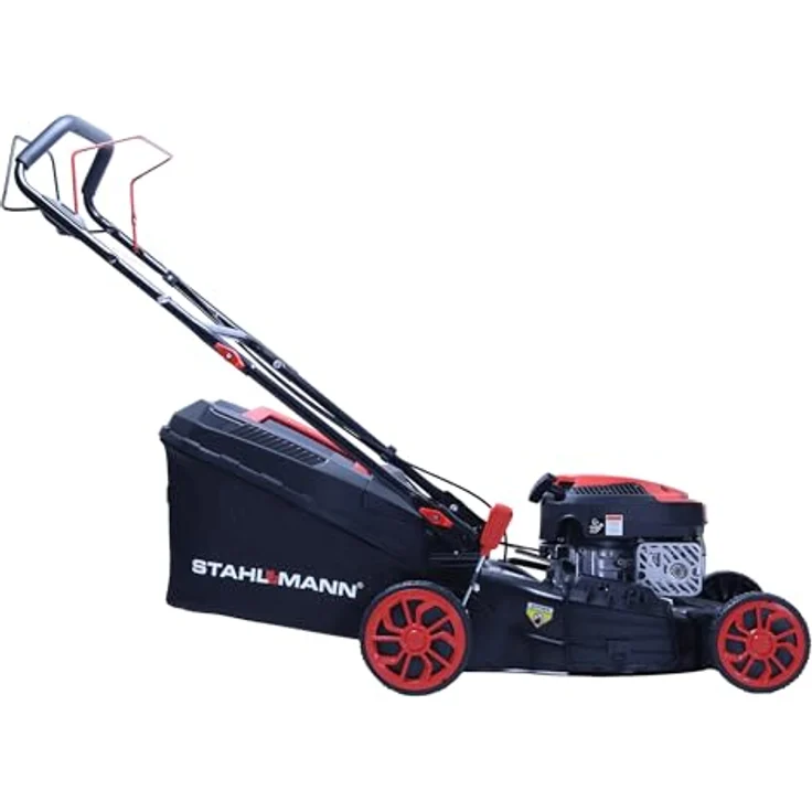 STAHLMANN Rasenmäher BR460, Benzin mit Radantrieb, 5,4 PS, 46 cm Schnittbreite, Mulchen, Schnitthöhenverstellung, 60L Fangkorb – Bild 9