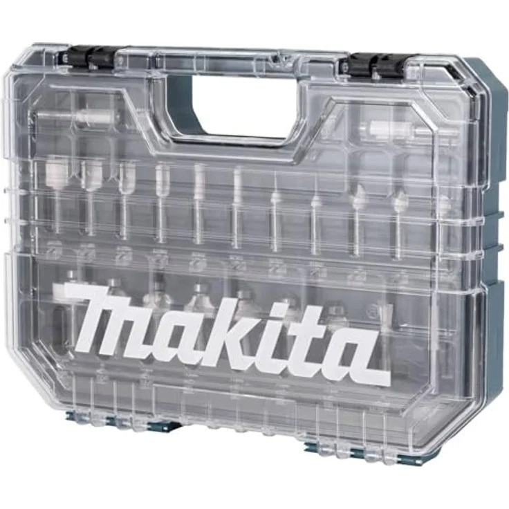 Makita Fräser-Set D-74778 22 tlg. für Oberfräse im Koffer – Bild 2