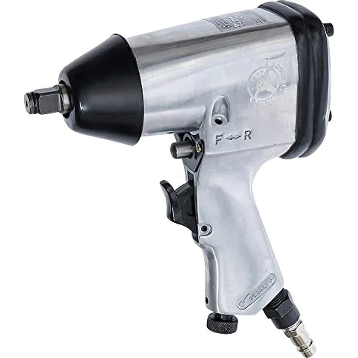 BGS TECHNIC Druckluft-Schlagschrauber 12,5 mm (1/2') mit 16-tlg. Werkzeugsatz, 312 Nm, Hobby-Einsatz, max. 7000 U/min, 4,066 kg – Bild 7
