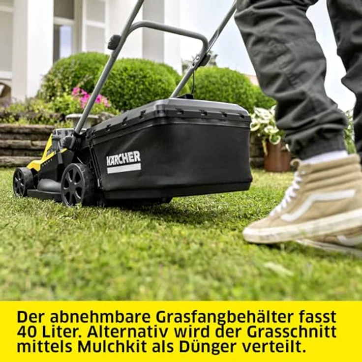 Kärcher Akku-Rasenmäher 'LMO 4-18 Dual' 18 V ohne Akku, bis 450 m², 2-in-1-Mähsystem, Mulchfunktion, iPower-Funktion, 37 cm Arbeitsbreite – Bild 5
