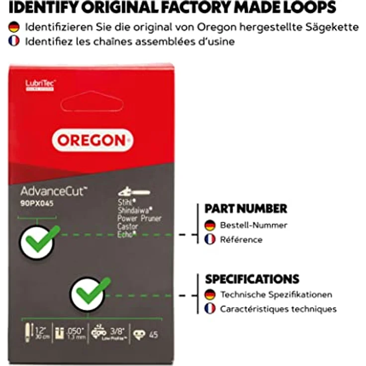 Oregon 90PX045E Kette 3-8H 1,1 HM mit SG – Bild 5