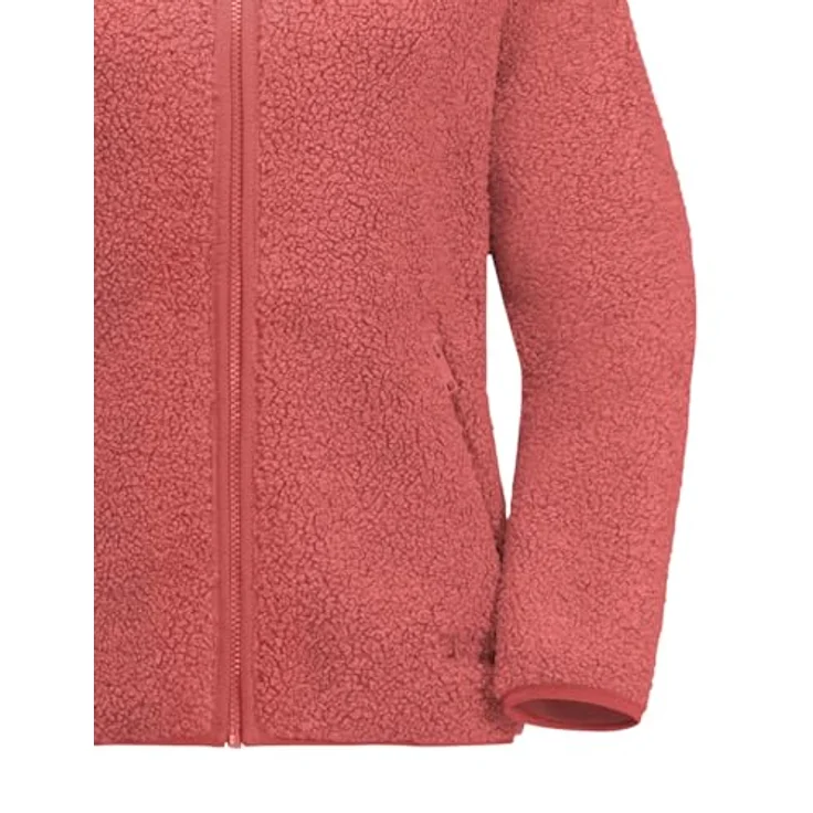 Jack Wolfskin Fleecejacke HIGH CURL JACKET W, Damen Arbeitsjacke in warmem SHERPA FLEECE, schwarz – Bild 6
