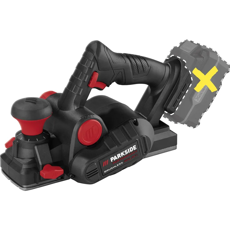 PARKSIDE PERFORMANCE® 20 V Akku-Hobel »PPHA 20-Li C3«, Bürstenloser Motor, präzise Hobelbreite 82 mm, ergonomischer Griff, ohne Akku und Ladegerät