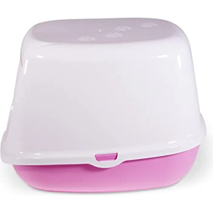 Katzentoilette "DUCHESSE" sweet blau / weiß 44,5 x 35,5 x 32 cm – Bild 4