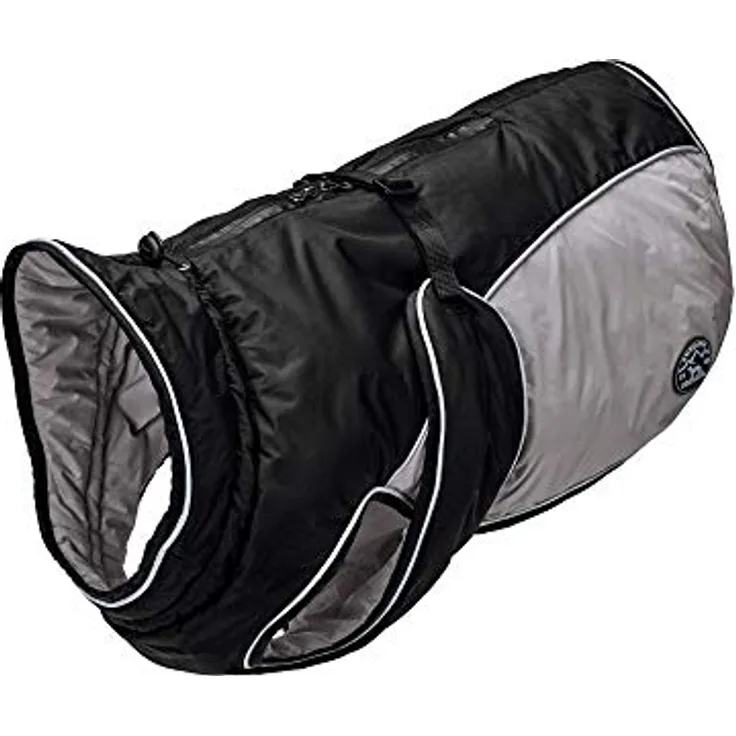 Hunter Hunde-Mantel Uppsala Extreme schwarz-grau 55 cm
