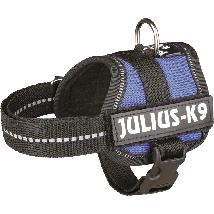 Julius-K9® Powergeschirr Baby & Mini blau Baby 1 (XS)