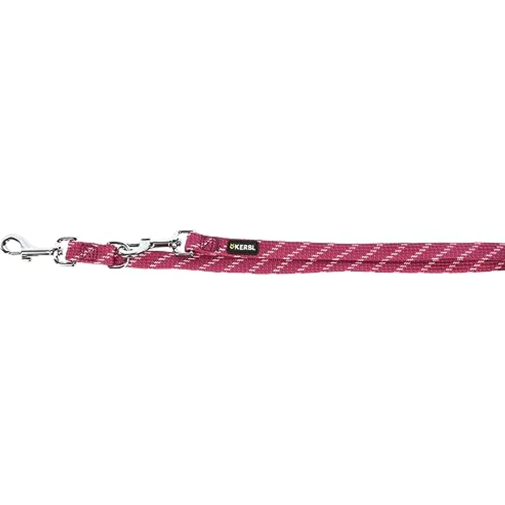 Kerbl Pet Führleine Colorado, Fuchsia, stabil mit verchromten Beschlägen, 25 mm / 200 cm – Bild 3