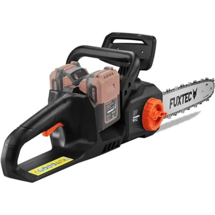 FUXTEC 2x20V Kettensäge FX-E2KS, Akku-Kettensäge mit 35 cm Schwertlänge und bürstenlosem Motor – Bild 6