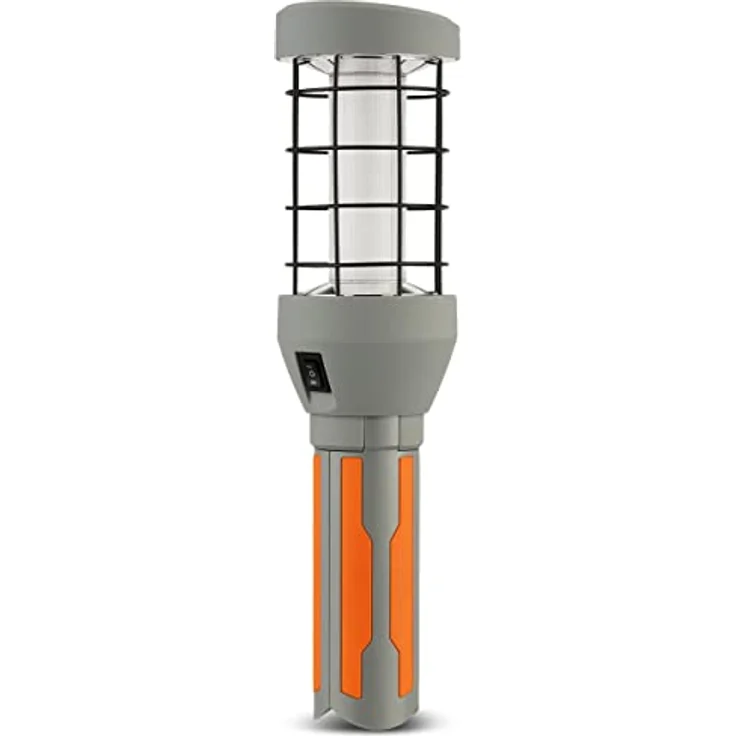 REV 2620011510 POWER TORCH, LED Arbeitsleuchte mit Akku, 12,5W, 800lm, IP20, grau-orange – Bild 2