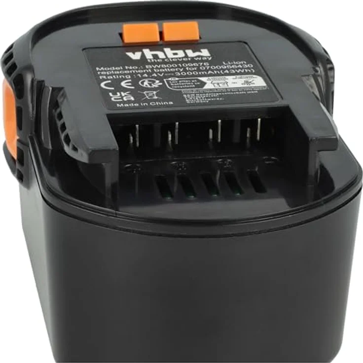 vhbw 2x Akku für AEG BSB 14 C, BSB 14 STX, BSB 14G, 3000 mAh, Li-Ion, 14,4 V, schwarz – Bild 6