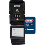 Abus Zurrgurt 620 TSA, Gepäckband mit 3 Zahlenrollen, 192 cm, schwarz