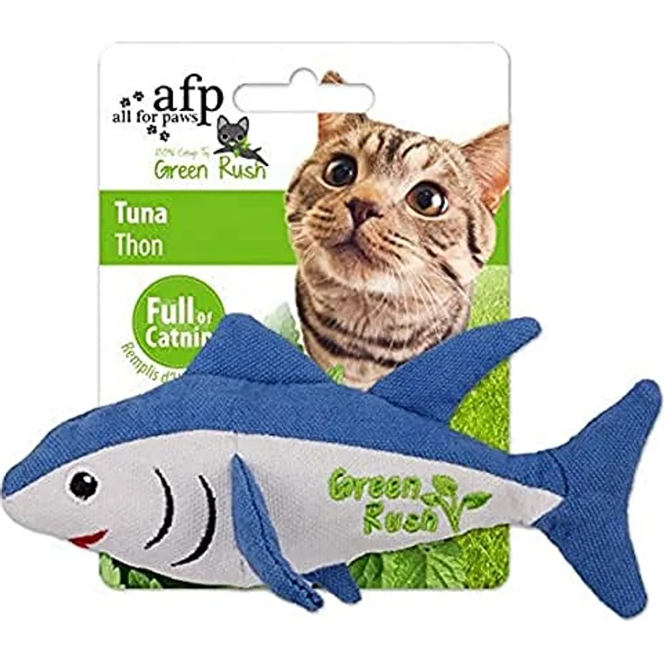 AFP AFPK02418 Katzenspielzeug Green Rush Tuna mit 12 g Katzenminze