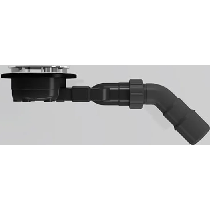 doporro Ablaufgarnitur AL05 für Duschwanne, Duschablauf mit 90 mm Durchmesser, herausnehmbarer Geruchverschluss und Haarsieb, hohe Ablaufleistung – Bild 3