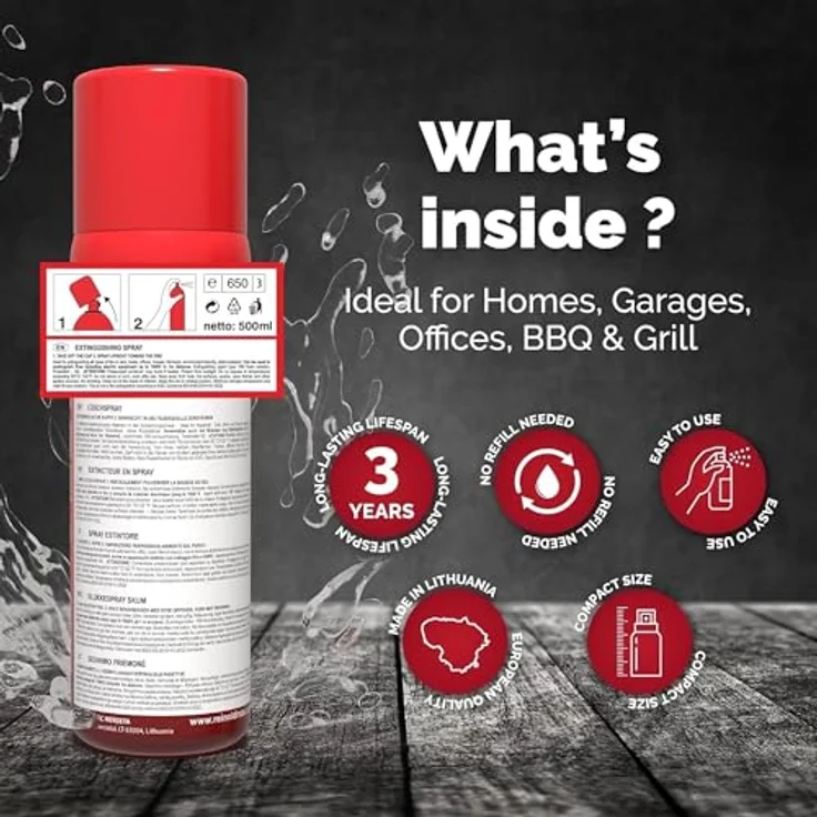 Feuerlöschspray, 500 ml – Bild 6