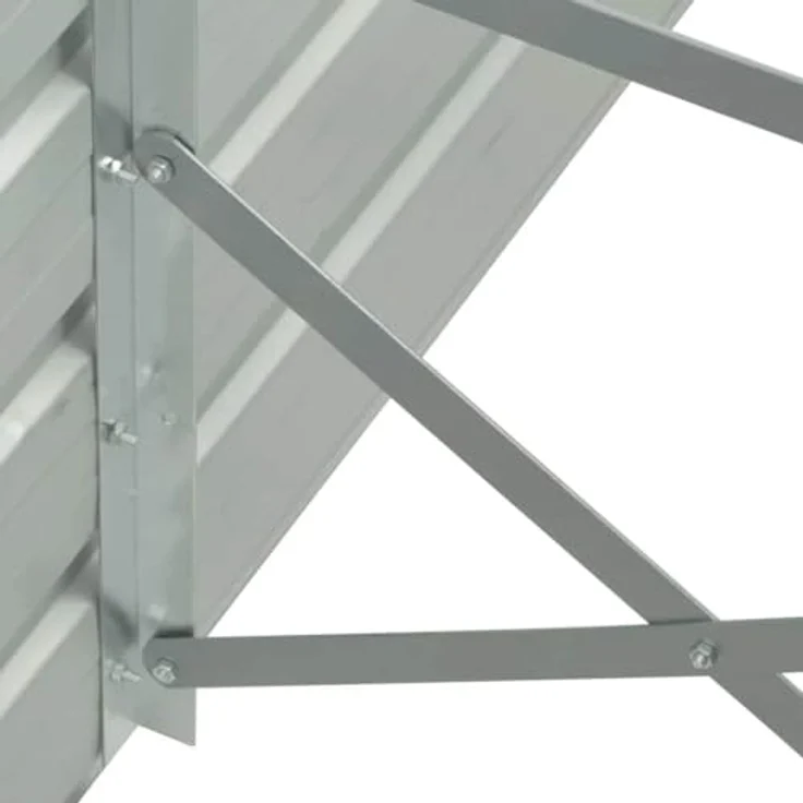 vidaXL Hochbeet 320 x 40 x 77 cm Verzinkter Stahl Braun – Bild 5
